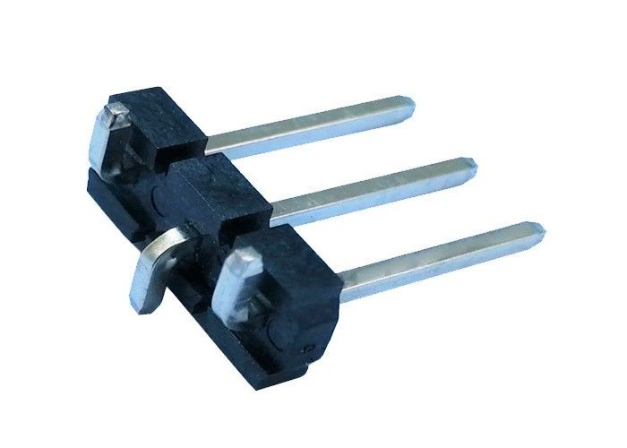 3 دبوس صف واحد رأس دبوس موصل SMT نوع الأسود 5.08x2.5mm الملعب