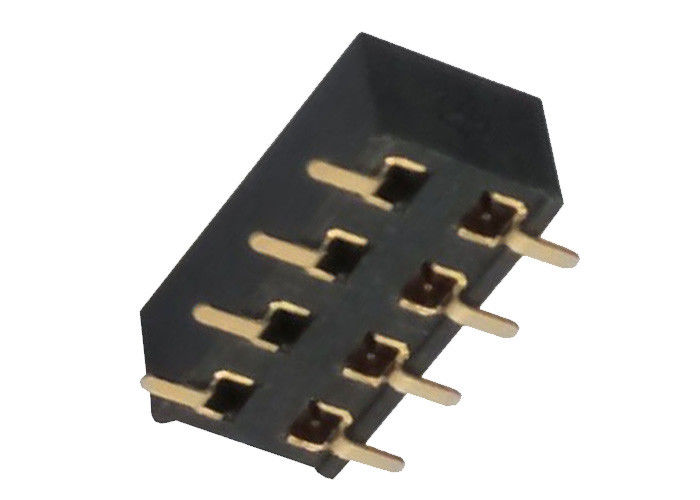 90 درجة أنثى دبوس رأس Connector2.54 مم صف مزدوج SMT سطح جبل رأس الدبوس