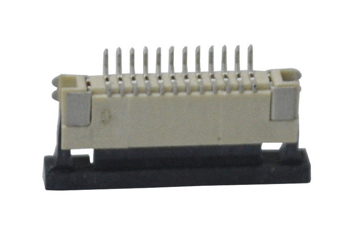 عمودي 12 دبوس FFC موصل الشركة العامة للفوسفات 0.5MM للوحة الدوائر المطبوعة مرنة