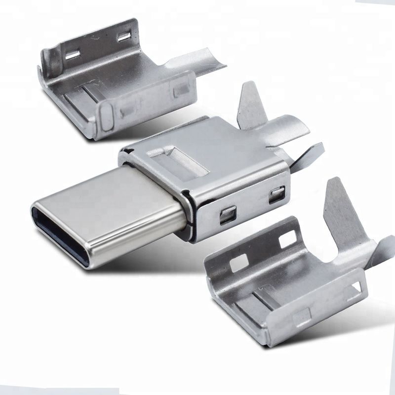 ذكر 24 دبوس موصل USB C النحاس مع وظيفة الشحن اختبار كامل 100 ٪