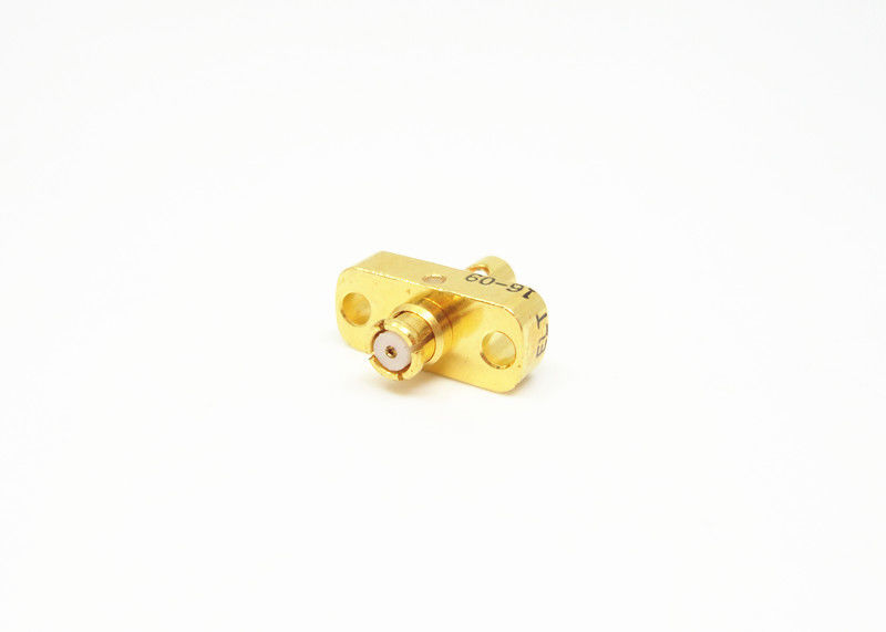 أنثى SMP RF موصل 2 ثقوب شفة جبل 50Ω معاوقة لكابل MF108A