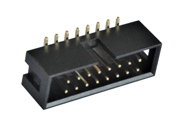 ذكر رأس مربع موصل 2.54mm الملعب SMT نوع PBT / PA6T عازل المواد