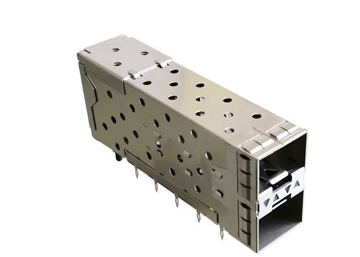 SFP المتكاملة جاك الجمعية موصل 2x1 سبائك النحاس قفص المواد Pree صالح تصاعد مستمر