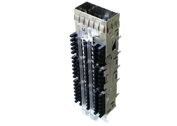 QSFP قفص قفص SFP موصل منفذ واحد لوحدة QSFP14 البصرية