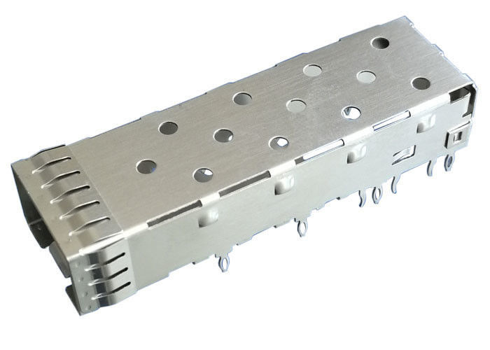 عالية الأداء موصل قفص SFP 1 × 1 تصميم منفذ واحد 3D القدم 3.05 مم