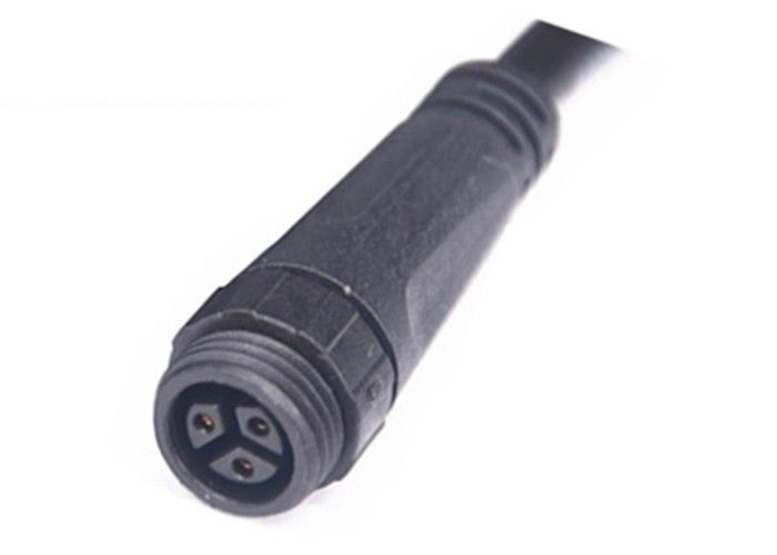 الصمام الخفيفة XLR موصل كابل للماء M16 3 دبوس 300V PVC / مادة النايلون
